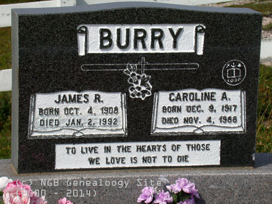 James and Caroline Burry