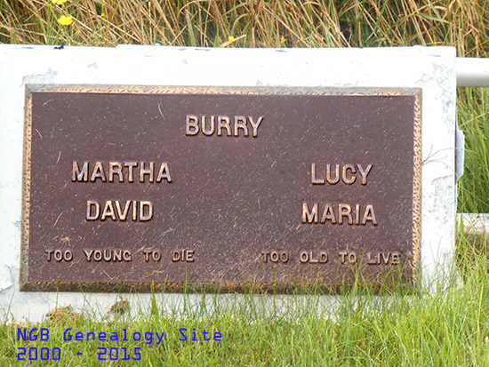 Martha, David, Lucy & Maria Burry