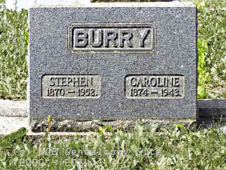 Stephen and Caroline BURRY