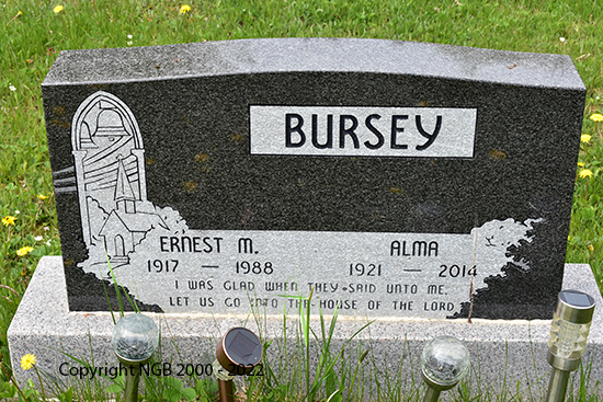 Ernest M. & Alma Bursey
