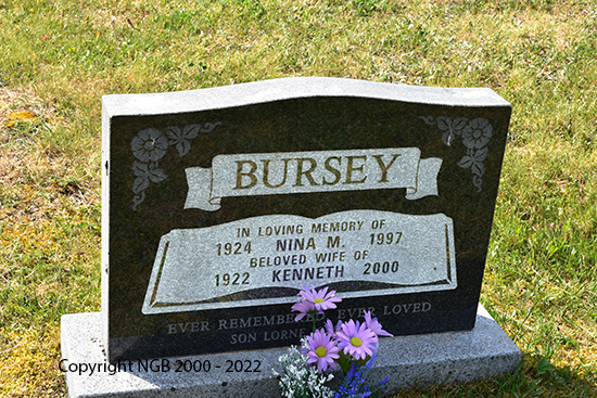 Kenneth & Nina M. BurseyY