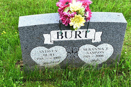 Sydney & Susanna J. Samson Burt