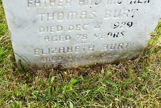 Thomas & Elizbeth Burt