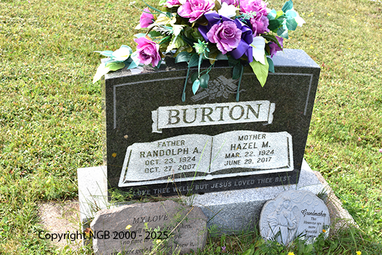 Randolph & Hazel M. Burton