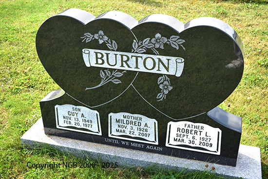 Robert L., Mildred A. & Guy A. Burton