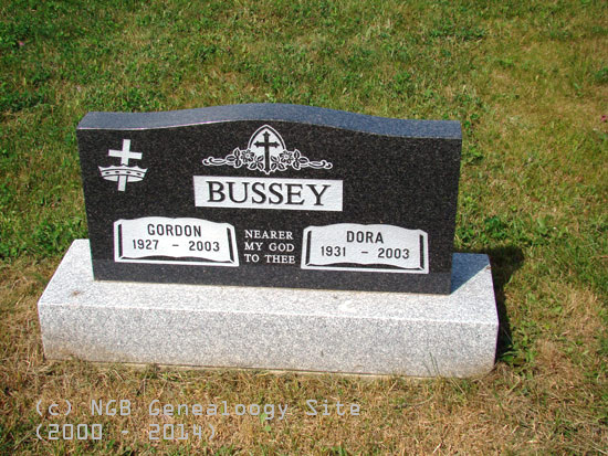 Gordon and Dora Bussey