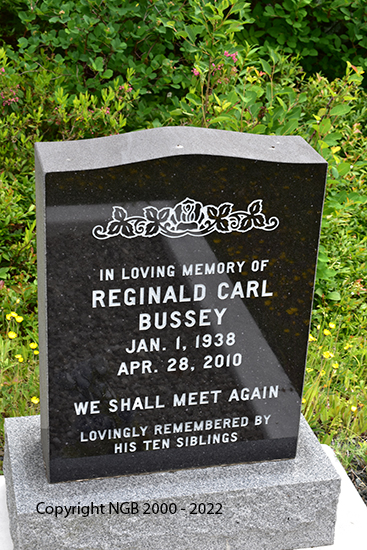 Reginald Carl Bussey