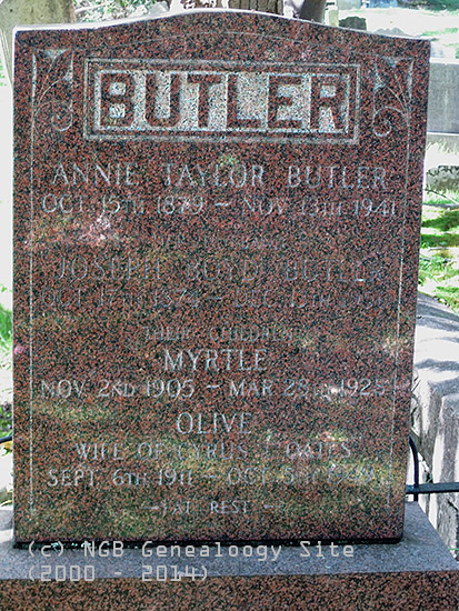 Anne, Joseph, Myrtle & Olive Butler