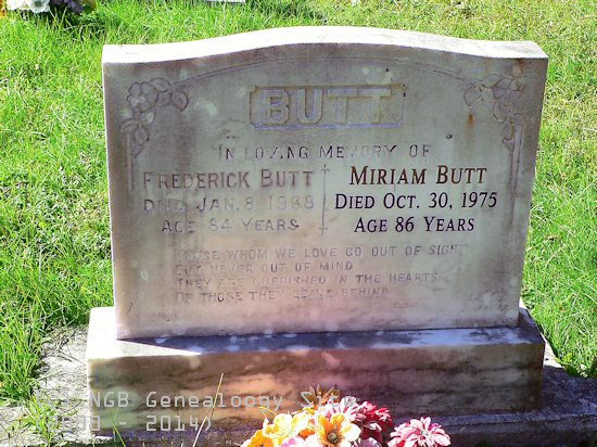 Frederick and Miriam Butt