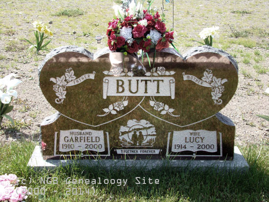 Garfield and Lucy Butt