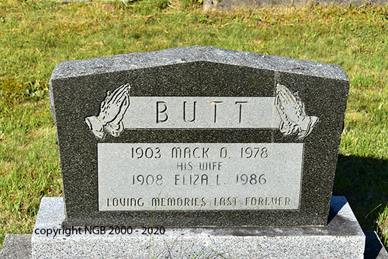 Mack O. & Eliza L. Butt