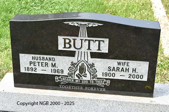 Peter M. & Sarah H. Butt