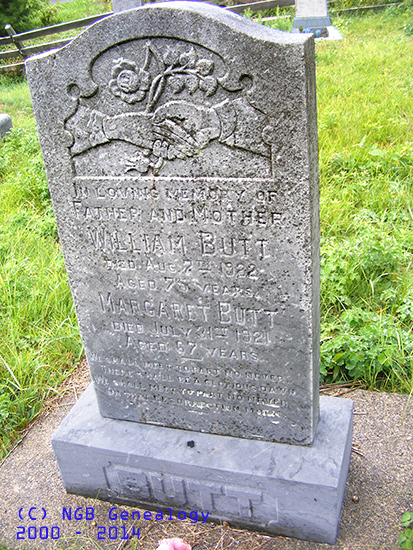 William & Margaret Butt