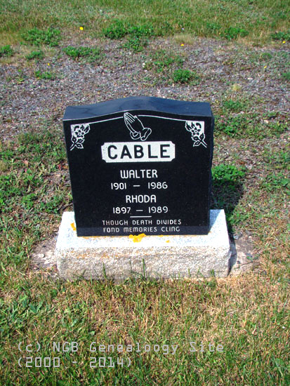 Walter nd Rhoda Cable