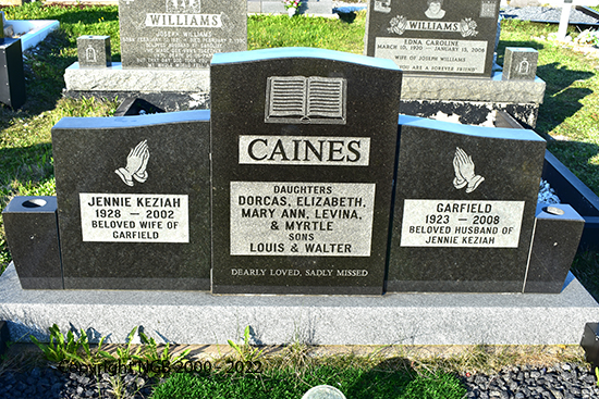 Garfield & Jennie Keziah Caines