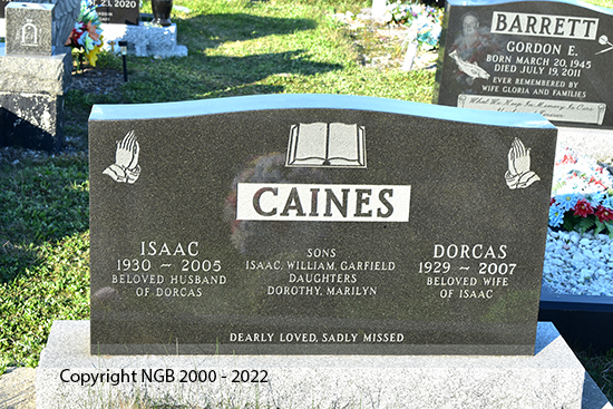 Isaac & Dorcas Caines