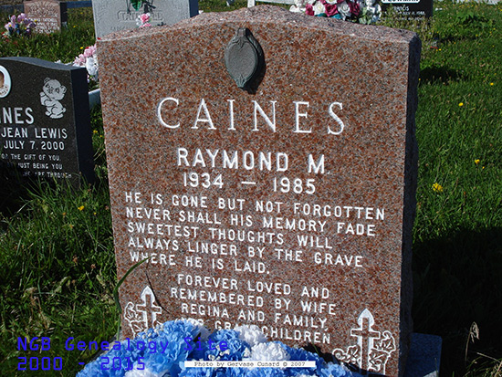 Raymond M., Caines