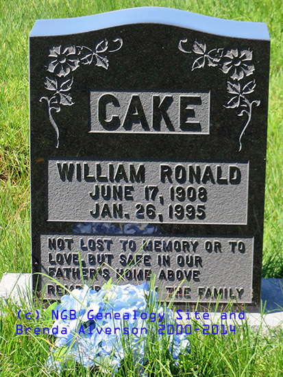 William Ronald Cake