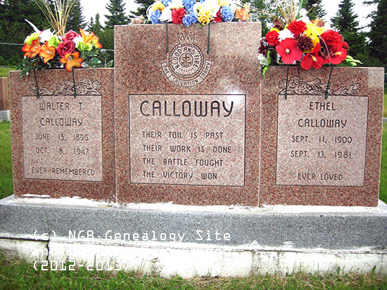 Walter & Ethel Calloway