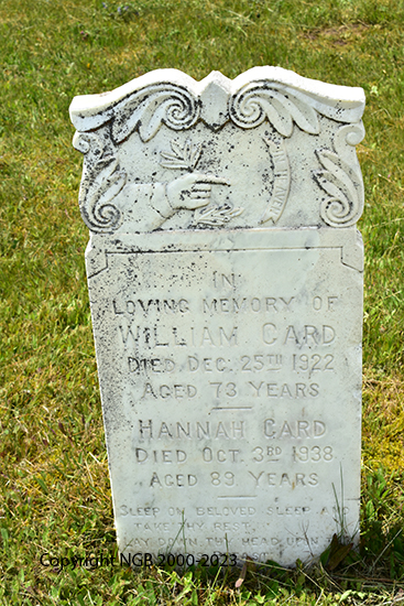 William & Hannah Card