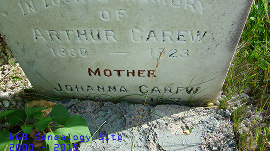 Arthur & Johanna Carew
