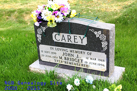 John & M. Bridget Carey