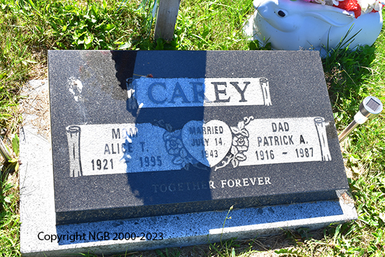 Patrick A. & Alice T. Carey