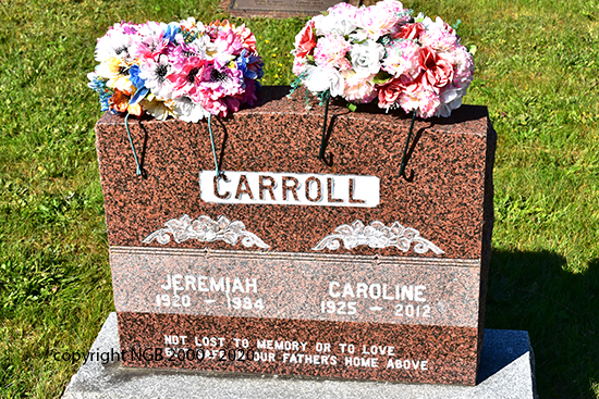 Jeremiah & Caroline Carroll