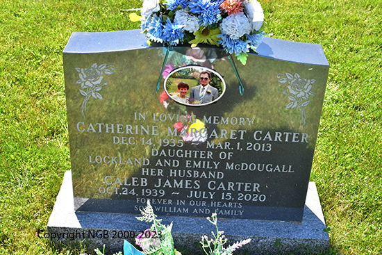 Caleb James & CAtherine Margaret Carter