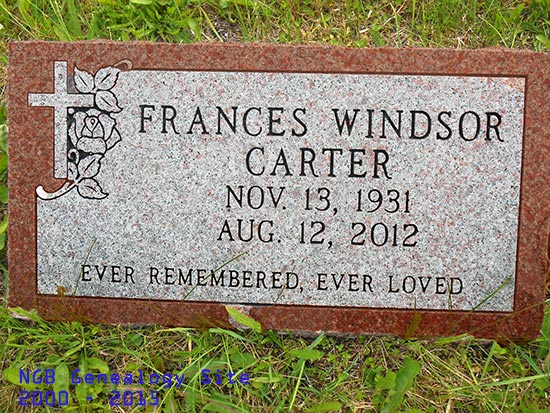 Frances Windsor Carter