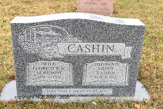 Florence A. Schumph & John F. Cashin
