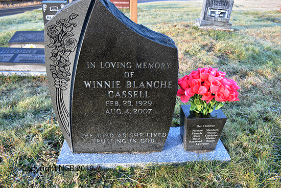 Winnie Blanche Cassell