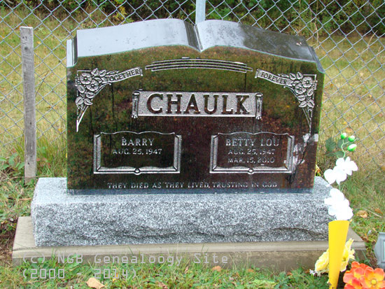 Barry and Betty Chaulk
