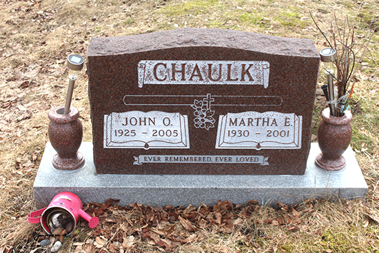 John O. & Martha E. Chaulk