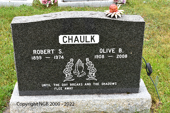 Robert S. & Olive B. Chaulk