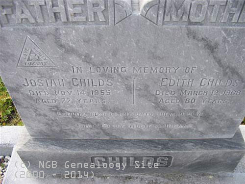 Josiah & Edith Childs