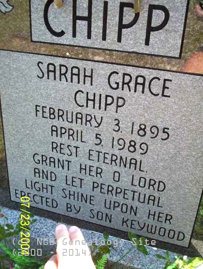 SARAH GRACE CHIPP