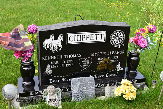 Kenneth Thomas & Myrtis Eleanor Chippett