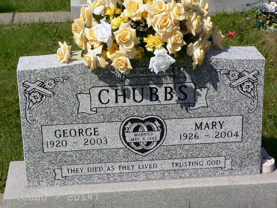 George and Mary Chubbs