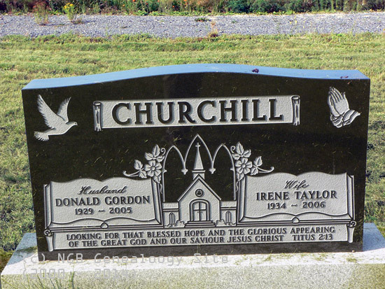 Donald Gordon and Irene Taylor Churchill