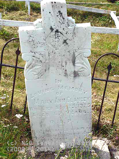  Mary Ann Clancey