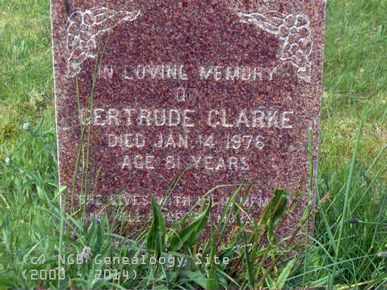 GERTRUDE CLARKE