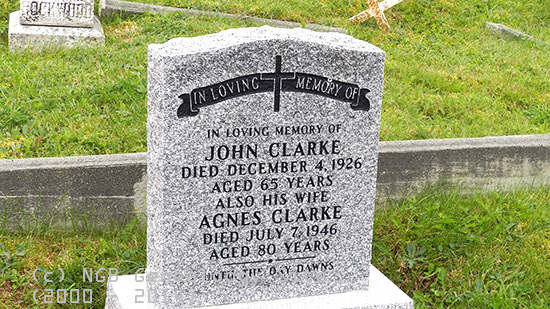 John & Agness Clarke