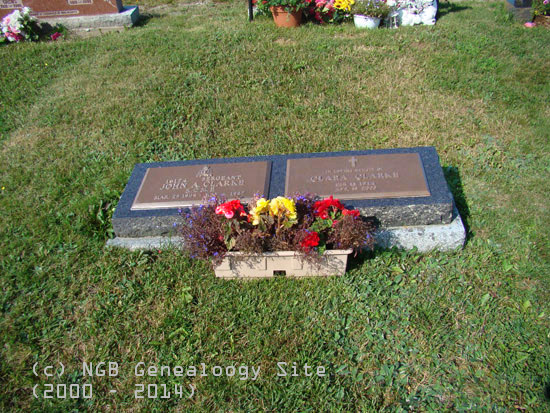John A. and Clara Clarke