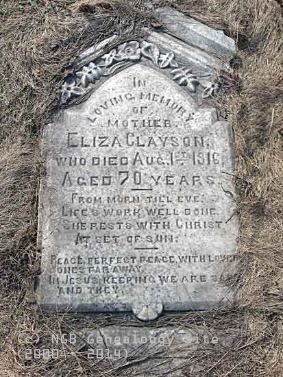  Eliza Clayson