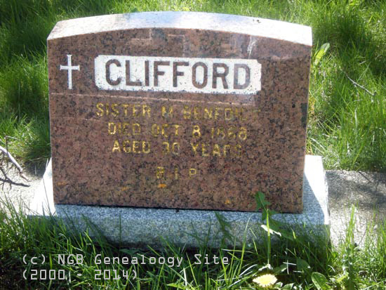 Sr. M. Benedict Clifford