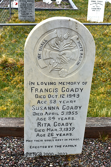 Francis, Susanna & Rita Coady