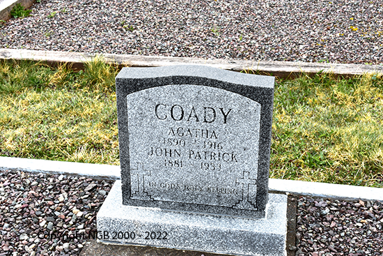 John Patrick & Agatha Coady