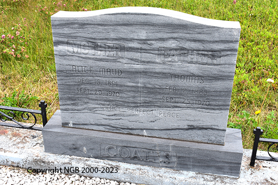 Thomas & Alice Maud Coates