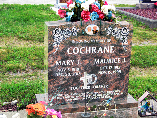 Mary J & Maurice J Cochrane
